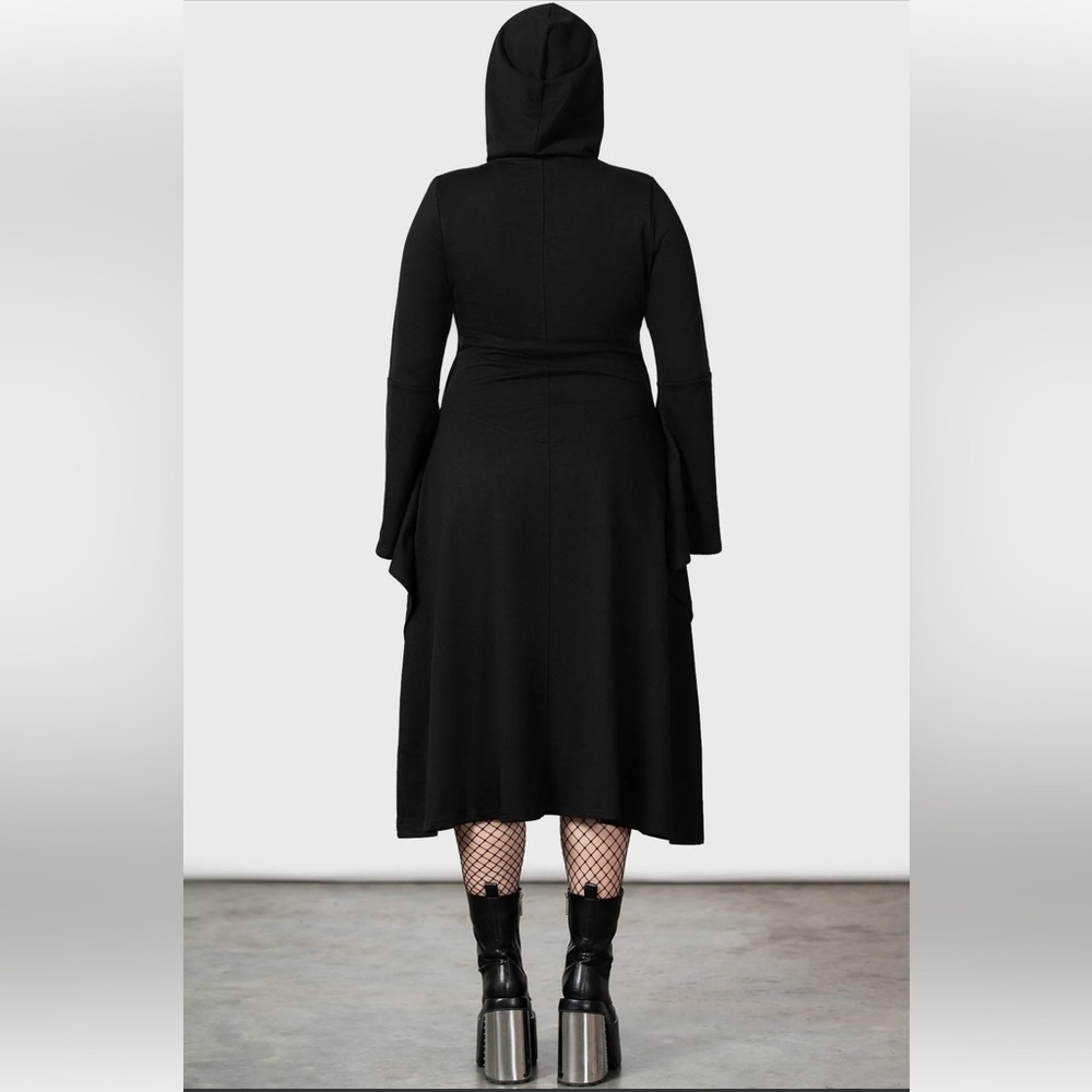 Killstar Malice in Chains Cloak Dress Black - Picture 2 of 13